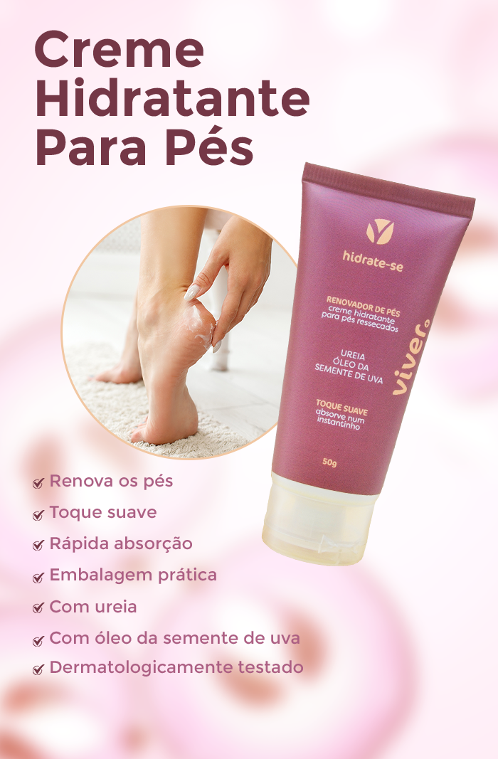 Creme Hidrante de Pês